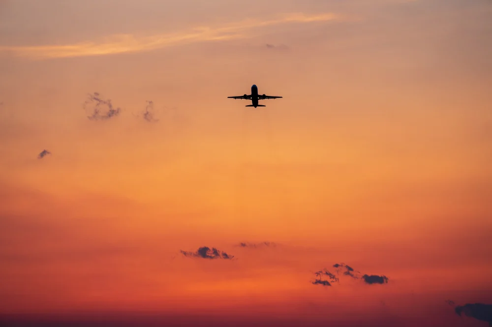 Sunset Departure MSP